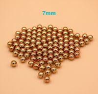 Wholesale 7mm Solid Brass H62 Bearing Balls For Industrial Pumps Valves Electronic Devices Heating Units and Furniture Rails