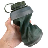Wholesale 750ml Collapsible Water Bottle Reusable Foldable Folding Lightweight Compact for Camping Backpacking Hiking Climbing Bottles