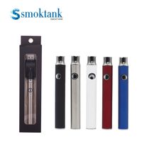 Wholesale Preheating battery button adjustable variable voltage open bud mah vapor pen thread for slim atomizer ce3 g2 glass tank