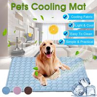 Wholesale Dog Mat Cooling Summer Pad Mat for Dogs Cat Blanket Sofa Breathable Pet Dog Bed Summer Washable for Small Medium Large Dogs Car