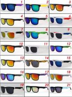 Wholesale 21 colors Factory Price CYCLING Sports new fashion colorful reflective coating sunglasses Cycling Sports dazzling Sunglasses Promotion