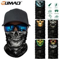 Chuangdi Summer Bandana Face Mask Thin Neck Gaiter Sun Mask Headwear Face Scarf Mask