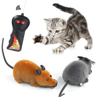 Wholesale Funny Cat Toy Wireless Remote Control Mouse Electronic RC Rat Mice Pet Cat Toy Mouse Novelty Toys Gift