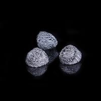 Wholesale 100PCS Metal Mesh Ball for Smoking Pipe Combustion supporting Stainless Steel Screen Filter Net Sieve Screen Round Dome Tobacco Accessories