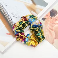 Wholesale 6 Color Girls Rainbow Mermaid Elastic Ring hair ties accessories Ponytail Holder hair band Rubber Band Scrunchies headband BJY932