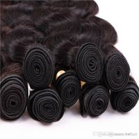 Wholesale Body Wave Remy Hair Weft Bundle Human Hair Weaves Brazilian Peruvian Hair Extensions Natural Color B Inch