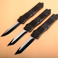 Wholesale on sale new auto tactical knife c single edge optional models bade styles zincaluminum alloy handle with nylon bag