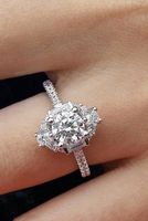 Wholesale 925 Sterling Silver Best Selling engagement Ring for women wedding party anniversary gift brand jewelry