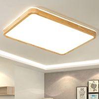 Modern Led Ceiling Lights For Living Room Led Lights Decoration Lamps Lighting Wood Simple Light Fixtures Indoor Light Led