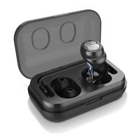 Wholesale Wireless Earbuds X6 Bluetooth Headphones single earphone with Charging Box Mini Invisible In Ear sport Headset Touch Control Universal