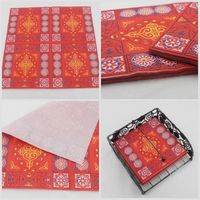 Muslim Ramadan Dekoration Serviette Gedruckt Double Deck Virgin Holz Zellstoff Kleenex Arabische Serie Partei Liefert Heißer Verkauf 2