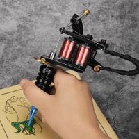 Wholesale New Professional Tattoo Machine Coil Iron Frame Liner Tattoo Supplies Shader Gun Wrap Tatto Machines for Permanent Makeup