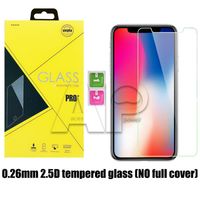 Wholesale For iPhone Mini Pro XS Max XR Tempered Glass Screen Protector Film For Galaxy J3 Prime J7 Refine With Retail Package
