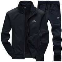 Wholesale Men Polyester Tracksuits Sweatshirt Sporting Fleece Gyms Spring Jacket Pants Casual Men s Track Suit Sportswear Fitness