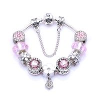 Mariposa madre hija Cristal Corazón Amor encantos perlas encajan chamilia pulseras