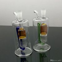 Wholesale Circular shaped glass water bottle bongs Oil Burner Pipes Water Pipes Glass Pipe Oil Rigs Smoking