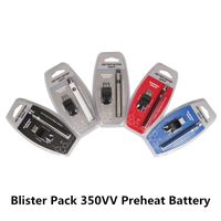 Wholesale Blister Pack VV Preheat Battery mAh Bottom Twist Cartridge Kit Vape Pen Variable Voltage Ego Spinner Battery with USB Charger