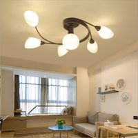 lámpara lámparas rústico techo LED de de techo empotrado techo montaje dormitorio creativo comedor luces de cocina de Estilo salón para PXZwkuTOi