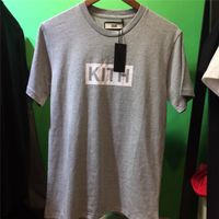 Wholesale New BOX KITH T Shirt Men Women Best Quality Kith T shirt Classic Streetwear Men Cotton Short Sleeve Top Tees Kith t shirts