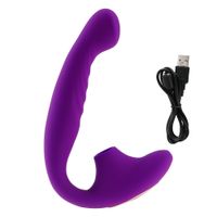 Wholesale Vagina Sucking Vibrator Speed Vibrating Oral Sex Suction Clitoris Stimulation Female Masturbation Erotic Sex Toys For Adult