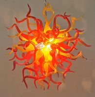 Wholesale Pendant Lamps CE UL LED Borosilicate Murano Glass Art Hand Blown Modern Sunflower Artistic Chandeliers Lighting