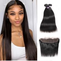 Wholesale Allove Brazilian Hair Body Deep Peruvian Water Wave with Lace Frontal Closure Wet and Wavy Loose Curly Human Hair Bundles with Closure