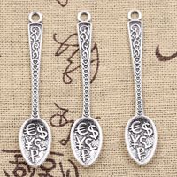 Wholesale 8pcs charms dollar spoon money x12mm antique bronze silver color plated pendants making diy handmade tibetan finding jewelry