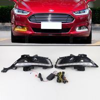 Wholesale Car Flashing Led DRL Daytime Running Light for Ford Mondeo Fusion Car Styling Waterproof with Fog Lamp Hole