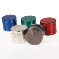 Wholesale Best Metal Sharp Stone Herb Grinders Pieces Clear Lids Smoking Tobacco Grinder mm mm mm mm For Dab Rigs s