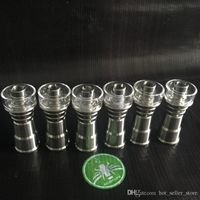 Wholesale Titanium Nail dabber tool in Domeless Universal Titanium GR2 Nails for Male Female mm mm Joint Bong accessories Quartz dish
