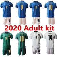 Wholesale New Adult kits Men Italy Soccer Jerseys Home away rd buffon PIRLO ZAZA De Rossi Bonucci Verratti football shirt