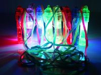 Wholesale Colorful child toy flash luminous LED Glow whistle ktv whistle party bar activity supplies noise maker Birthday Gift DHL