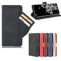 Wholesale Multi Card Slot Magnetic PU Leather Case For Galaxy S20 S20Ultra S10 Note10 Filp Leather Cover for Samsung A01 A51 A71 A21S XCover Pro