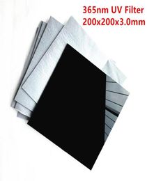 200x200x3 0mm ZWB2 UG1 UV-doorlaatfilterglas voor 365nm lichtbron zaklamp309S190k2291855