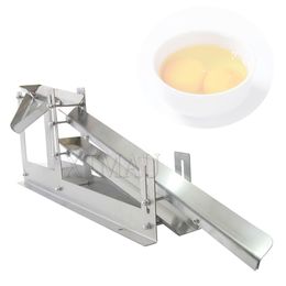 201/304 Commerciële kleine handmatig handmatig eiwit en dooier Separator Liquid scheidingsmachine voor eendenhen eieren eieren dooier filtergereedschap