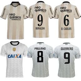 2010 2012 Corinthian centenary Paulista camiseta de fútbol retro 2009 Roberto Carlos Paulinho Ronaldo GUERRERO vintage Aniversario camiseta de fútbol clásica