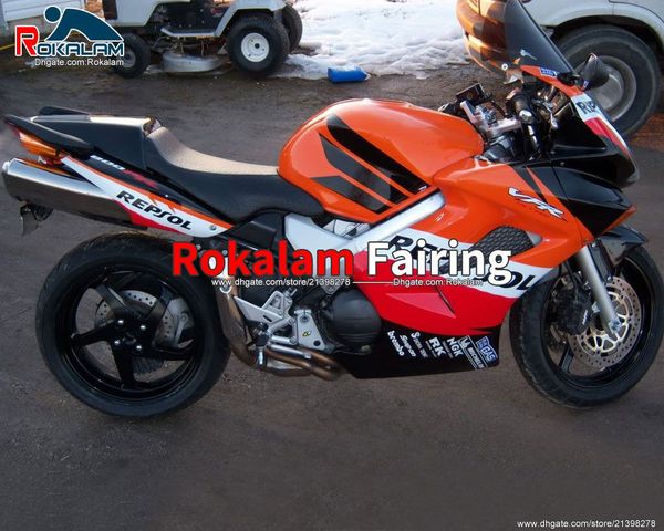 2010 cubierta del cuerpo del carenado para Honda VFR800 VFR 800 2008 2009 juego de carenados de moto deportiva Kit de carenado de motocicleta (moldeo por inyección)