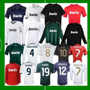 2011 2012 2013 Kaká BENZEMA camisetas de fútbol retro Ozil Di María ALONSO11 12 13 RONALDO MODRIC HIGUAIN Real Madrid casa tercera camiseta de fútbol clásica vintage