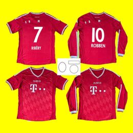 2012 2013 BaYern retro voetbalshirts finale ROBBEN Mandzukic voetbalshirts klassiek vintage 12 13 Rib￩ry G￳mez Schweinsteiger M￼ller Mart￭nez muNich thuis lange mouw
