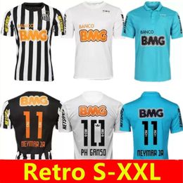 2012 2013 Neymar JR Ronaldinho Rétro 95 96 Maillot de football Flamengo 12 13 Santos 1995 100e anniversaire Romario Atletico Mineiro Classic