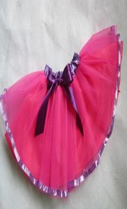 2012 Chirstmas New Kids Pinkpurple Bace Ribbion Ballet Tutu Pettishirt pour filles4370446