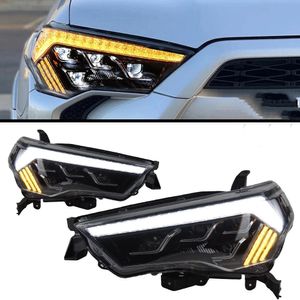 Phares de voiture pour Toyota 4 Runner 20 13-20 20, assemblage de phare LED, lentille DRL bi-xénon, clignotant, lampe avant