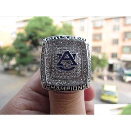 2013 Auburn Tigers Newton National Championship Ring avec boîte d'affichage en bois Souvenir Fan Hommes Cadeau En Gros Drop Livraison Dhcnj
