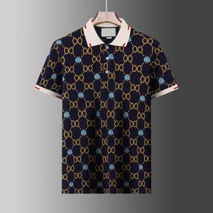2013 diseñador raya Marca de lujo Gu polo camisa camisetas serpiente polos abeja bordado floral para hombre High street moda caballo polo camiseta