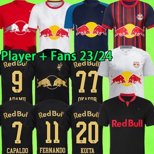 2023 2024 Salzburg Voetbalshirts cup Fan Player-versie SUCIC Heren FERNANDO PAVLOVIC OKAFOR DEDIC SOLET ADAMU KJAERGAARD CAPALDO Rood voetbalshirt 22 23 24 uniform