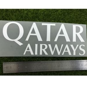 2014-2016 La Liga Qatar Airways Sponsor Patch Opstrijkbare Patches Grootte is Lengte is 22,8 cm Hoogte is 8,8 cm Voetbal Patch