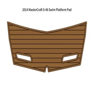 2014 MasterCraft X-46 Swim Platform Pad Boat EVA Faux Foam Deck Deck Tapis de sol