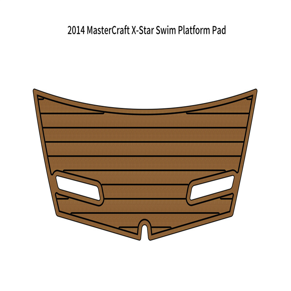 2014 MasterCraft X-Star Swim Platform Pad Boat EVA Foam Faux Teak Deck Floor Mat