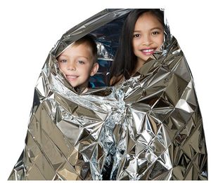 210 * 130 210 * 140 210 * 160 Zilver Aluminizer Emergency Deken Outdoor Throw Isolion Dekens Waterdichte Noodsituaties Isolaties Folie Thermische Pad Quilt