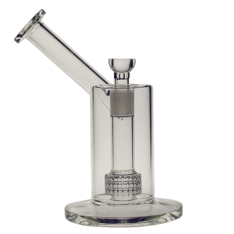 Matrix sidecar bong Narghilè birdcage perc Dab Rig pipa ad acqua per fumatori spessa Dimensione giunto 18,8 mm / 14,4 mm VETRO SAML PG3009 22,5 cm più alto FC-187 / 20 cm di altezza FC-188 Base larga e spessa